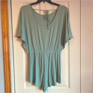 Pistachio Green Romper